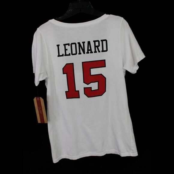 THE VICTORY SAN DIEGO STATE LEONARD 15 WOMEN XL SCOOP NECK TEE NWT - Picture 2 of 6